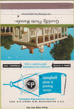 Matchbook Cover - Campbell Photo Printing Washington DC 40 Strike