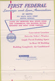 Matchbook Cover - First Federal Savings Loan Griffin GA 40 Strike