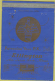 Matchbook Cover - Ellington Air Force Base TX PX WORN 40 Strike