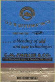 Matchbook Cover - CM Smillie Co Ferndale MI saws 40 Strike