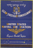 Matchbook Cover - US Navy Air Station Corpus Christi TX military 40 Strike