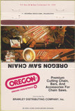Matchbook Cover - Oregon Chain Saw Brawley Distributing 40 Strike