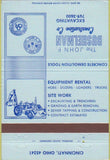 Matchbook Cover - John Bushelman Construction Cincinnati OH 40 Strike