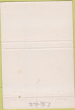 Matchbook Cover - John Bushelman Construction Cincinnati OH 40 Strike
