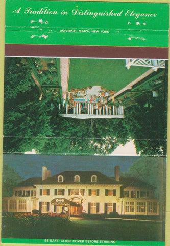 Matchbook Cover - Shadowbrook Zweben Family Shrewsbury NJ 40 Strike
