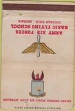 Matchbook Cover - Army Air Forces Cochran Field GA WORN postcard 40 Strike