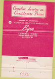 Matchbook Cover - Byrn Funeral Home Mayfield KY 40 Strike