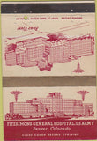 Matchbook Cover - Fitzsimons Hospital US Army Denver CO 40 Strike