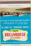 Matchbook Cover - Dreamhouse Furniture Arlington VA Rockville MD 40 Strike