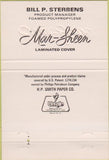 Matchbook Cover - HP Smith Phillips 66 oil gas Chicago IL 40 Strike
