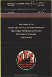 Matchbook Cover - Marine Terminals Corp San Francisco CA shipping 40 Strike