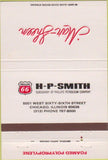 Matchbook Cover - HP Smith Phillips 66 oil gas Chicago IL 40 Strike
