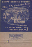 Matchbook Cover - US Navy Hospital Philadelphia PA 40 Strike