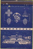 Matchbook Cover - United States Navy Hospital Long Beach CA postcard 40 Strike