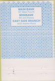 Matchbook Cover - First National Bank Bartlesville OK 40 Strike