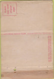 Matchbook Cover - United States Navy Hospital Newport RI WORN postcard 40 Strike