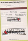 Matchbook Cover - American Mortage Banking White Plains Carle Place NY 40 Strike