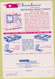 Matchbook Cover - Chambers Cabinets girlie Newark OH Ghiloni's 40 Strike