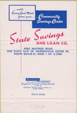 Matchbook Cover - State Savings Loan South Euclid OH 40 Strike