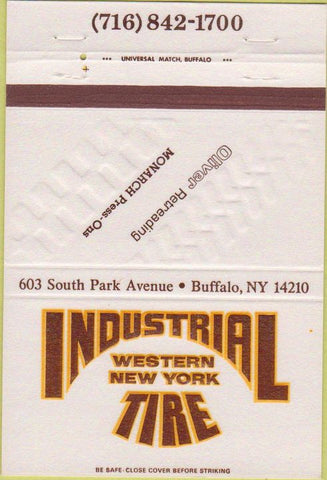 Matchbook Cover - Industrial Tire Buffalo NY 40 Strike