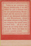 Matchbook Cover - Moose Lodge SAMPLE 40 Strike