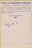 Matchbook Cover - Moose Lodge Chicago IL 40 Strike