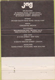 Matchbook Cover - JAG Melbourne Sydney Australia NYC Auckland 40 Strike