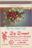 Matchbook Cover - Big Bouquet Flower Gilf Euclid OH 40 Strike