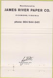 Matchbook Cover - King James Cast Coat Paper Richmond VA 40 Strike