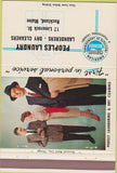 Matchbook Cover - Peoples Laundry Rockland ME 40 Strike