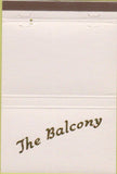 Matchbook Cover - The Balcony of Ridglea Fort Worth TX 40 Strike