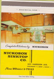 Matchbook Cover - Nickoson Sinktps Co Cincinnati OH kitchens 40 Strike