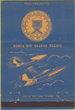 Matchbook Cover - US Air Force military postcard 40 Strike