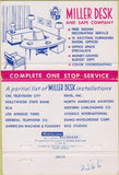 Matchbook Cover - Miller Desk Safe Co Beverly Hills Los Angeles CA 40 Strike