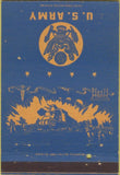 Matchbook Cover - US Army military postcard 40 Strike