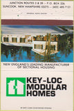 Matchbook Cover - Key Loc Modular Homes Suncook NH 40 Strike