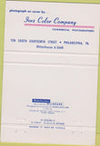 Matchbook Cover - Ives Color Co Photography Philadelphia PA 40 Strike