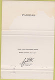 Matchbook Cover - Bank Van Parijs En De Nederlanden Belgie Paribas 40 Strike