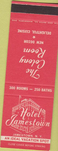 Matchbook Cover - Hotel Jamestown NY SAMPLE