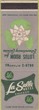 Matchbook Cover - La Salle Hotel Chicago IL Lotus Room SAMPLE