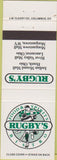Matchbook Cover - Rugby's Heath Lancaster OH Morgantown WV