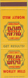 Matchbook Cover - Okay Feeds Worley Mills