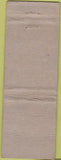 Matchbook Cover - Hotel Ballingall Ottuma IA POOR
