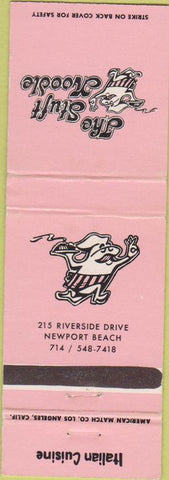 Matchbook Cover - The Stuft Noodle Newport Beach CA
