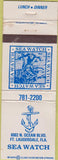 Matchbook Cover - Sea Watch Fort Lauderdale FL WEAR