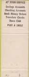 Matchbook Cover - Mauch Chuck Trust Co Jim Thorpe PA WEAR