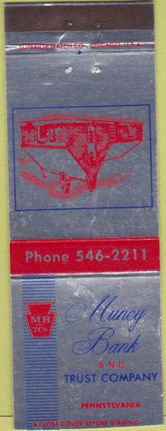 Matchbook Cover - Muncy Bank Trust PA