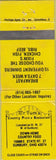 Matchbook Cover - Mr. Tom's Country Restaurant Sunbury OH WEAR
