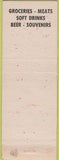 Matchbook Cover - Cavallario Bros Grocery Alexandria Bay NY
