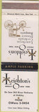 Matchbook Cover - Leighton's Ardsley NY  WEAR